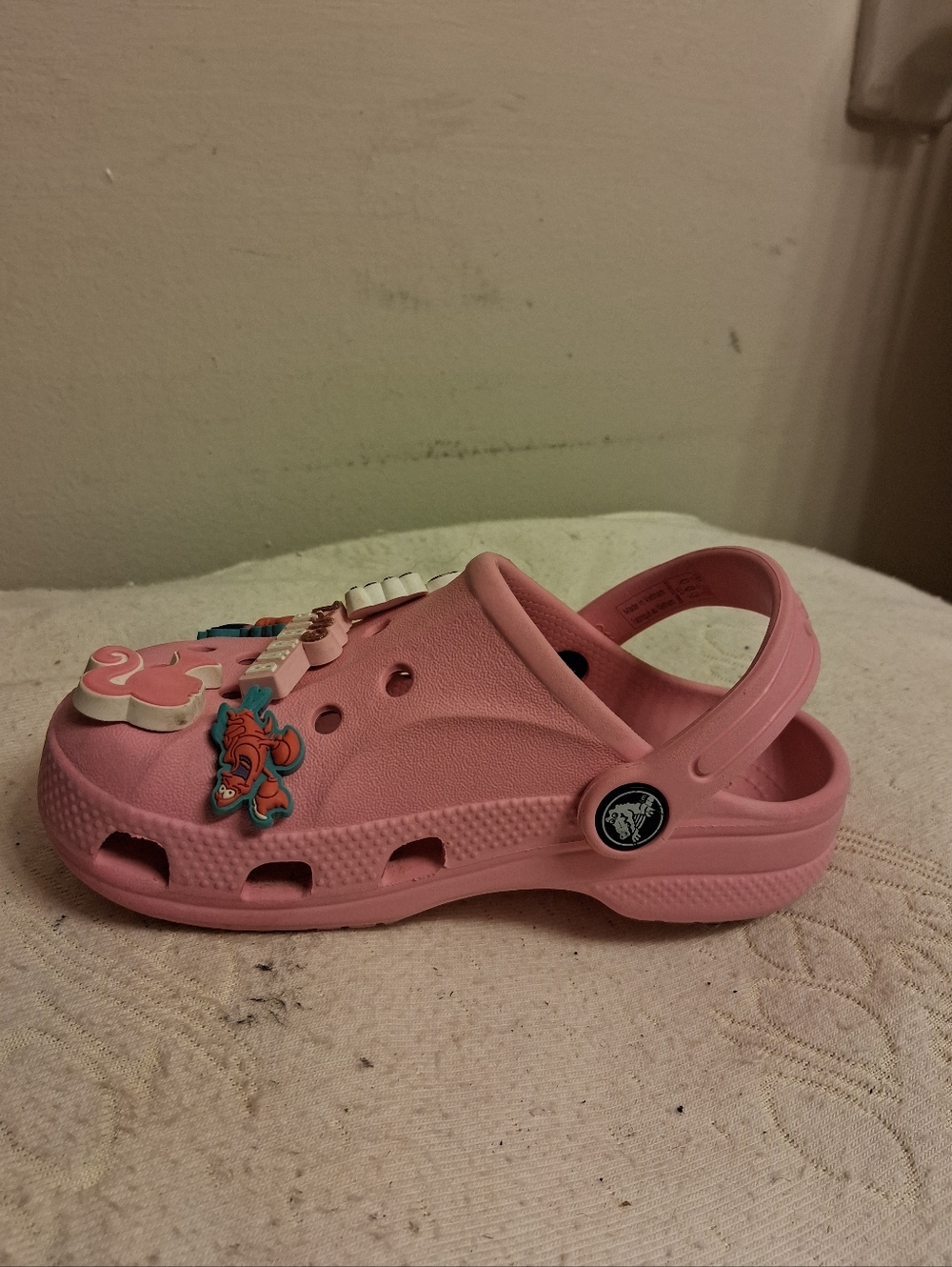 Crocs Kids' Classic Clog - Pink Size C 11 - Picture 9 of 16
